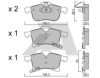 AISIN BPOP-1002 Brake Pad Set, disc brake